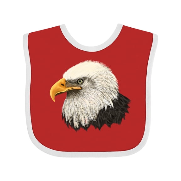 Inktastic Bald Eagle Boys or Girls Baby Bib