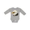 thumbnail image 1 of Inktastic Bald Eagle Boys or Girls Long Sleeve Baby Bodysuit, 1 of 5