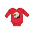thumbnail image 1 of Inktastic Bald Eagle Boys or Girls Long Sleeve Baby Bodysuit, 1 of 5