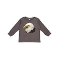 thumbnail image 1 of Inktastic Bald Eagle Boys or Girls Long Sleeve Toddler T-Shirt, 1 of 5
