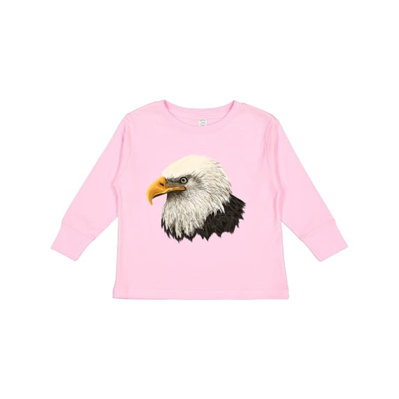 Inktastic Bald Eagle Boys or Girls Long Sleeve Toddler T-Shirt