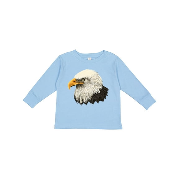 Inktastic Bald Eagle Boys or Girls Long Sleeve Toddler T-Shirt