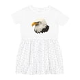 thumbnail image 1 of Inktastic Bald Eagle Girls Toddler Dress, 1 of 5