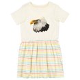thumbnail image 1 of Inktastic Bald Eagle Girls Toddler Dress, 1 of 5
