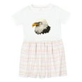 thumbnail image 1 of Inktastic Bald Eagle Girls Toddler Dress, 1 of 5