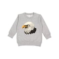 thumbnail image 1 of Inktastic Bald Eagle Toddler Sweatshirt, 1 of 4