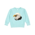 thumbnail image 1 of Inktastic Bald Eagle Toddler Sweatshirt, 1 of 4