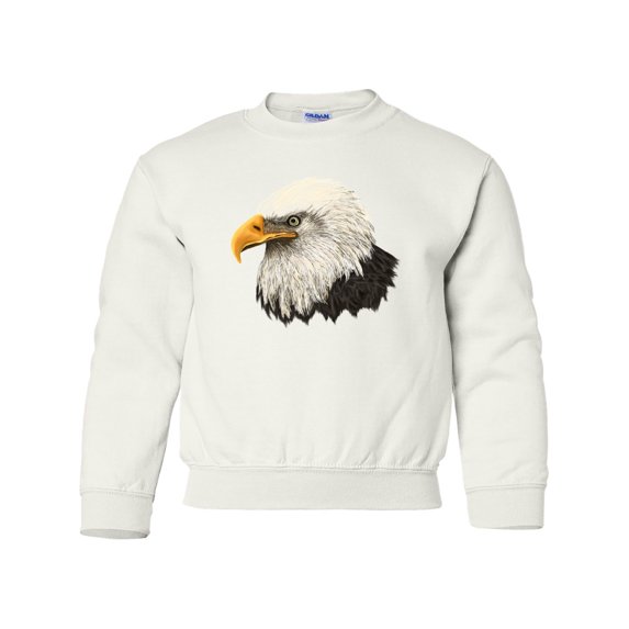 Inktastic Bald Eagle Youth Sweatshirt