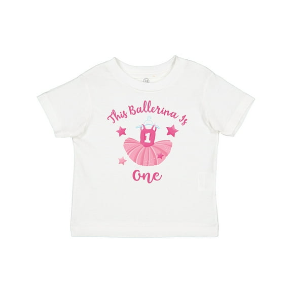 Inktastic Ballerina 1st Birthday Girls Baby T-Shirt