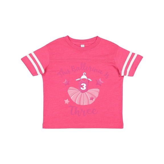 Inktastic Ballerina 3rd Birthday Girls Toddler T-Shirt