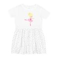 thumbnail image 1 of Inktastic Ballerina, Ballet Girl, Ballet Dance, Blonde Hair Girls Toddler Dress, 1 of 5