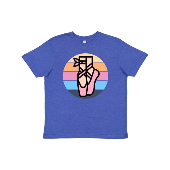 Inktastic Ballerina Dance Ballet Shoes Youth T-Shirt