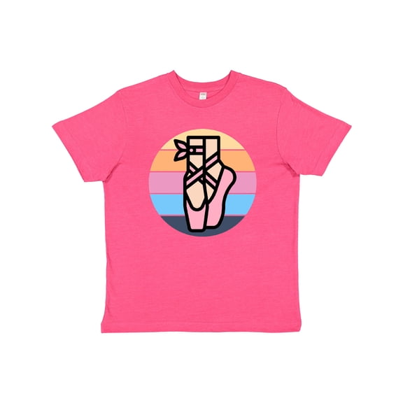 Inktastic Ballerina Dance Ballet Shoes Youth T-Shirt