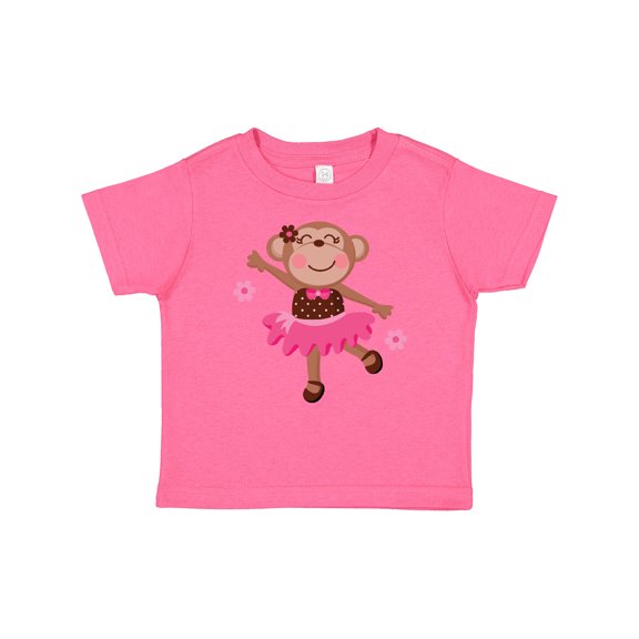 Inktastic Ballerina Dance Monkey Girls Baby T-Shirt
