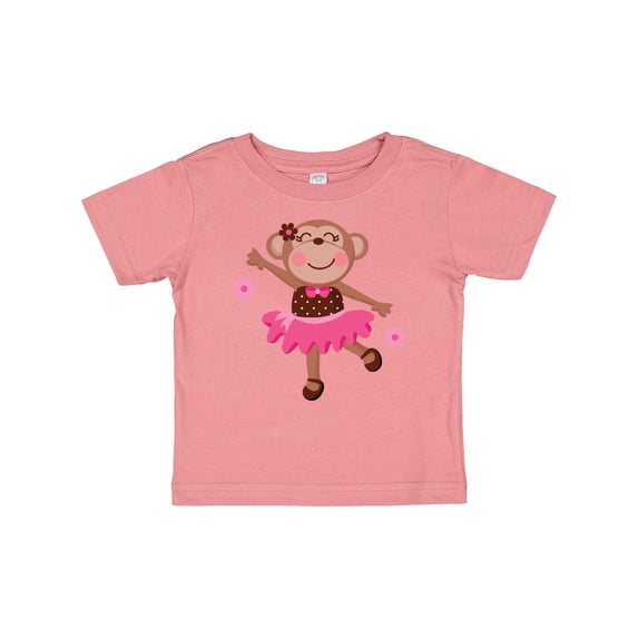 Inktastic Ballerina Dance Monkey Girls Baby T-Shirt