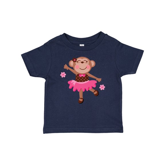 Inktastic Ballerina Dance Monkey Girls Baby T-Shirt