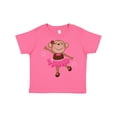 thumbnail image 1 of Inktastic Ballerina Dance Monkey Girls Toddler T-Shirt, 1 of 5