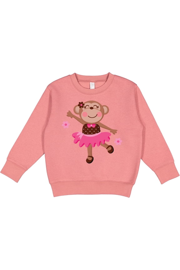 Ballerina Dance Monkey Toddler Sweatshirt