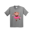 thumbnail image 1 of Inktastic Ballerina Dance Monkey Youth T-Shirt, 1 of 5