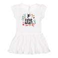 thumbnail image 1 of Inktastic Ballerina Dancer I Love Ballet Girls Baby Dress, 1 of 5