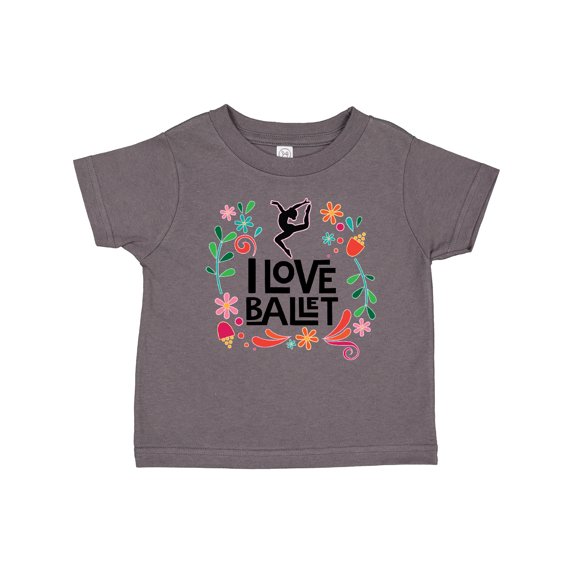 Inktastic Ballerina Dancer I Love Ballet Girls Toddler T-Shirt