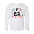 thumbnail image 1 of Inktastic Ballerina Dancer I Love Ballet Long Sleeve Youth T-Shirt, 1 of 5