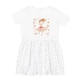 thumbnail image 1 of Inktastic Ballerina Girl in Pink Girls Toddler Dress, 1 of 5