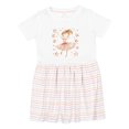 thumbnail image 1 of Inktastic Ballerina Girl in Pink Girls Toddler Dress, 1 of 5