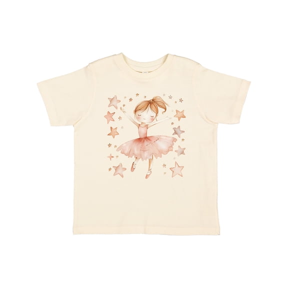 Inktastic Ballerina Girl in Pink Girls Toddler T-Shirt