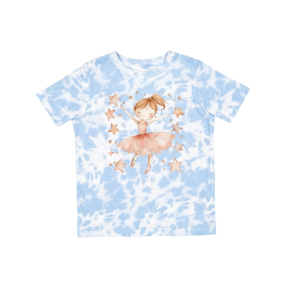 Inktastic Ballerina Girl in Pink Girls Toddler T-Shirt