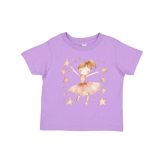 Inktastic Ballerina Girl in Pink Girls Toddler T-Shirt