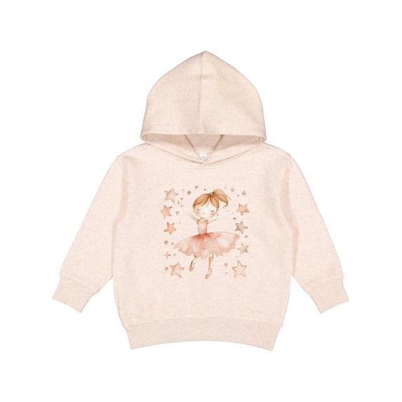 Inktastic Ballerina Girl in Pink Toddler Hoodie
