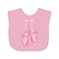 thumbnail image 1 of Inktastic Ballerina Pink Ballet Slippers Girls Baby Bib, 1 of 4