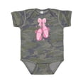 thumbnail image 1 of Inktastic Ballerina Pink Ballet Slippers Girls Baby Bodysuit, 1 of 5
