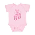 thumbnail image 1 of Inktastic Ballerina Pink Ballet Slippers Girls Baby Bodysuit, 1 of 5