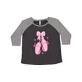 thumbnail image 1 of Inktastic Ballerina Pink Ballet Slippers Women's Plus Size T-Shirt, 1 of 5