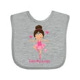 thumbnail image 1 of Inktastic Ballerina Tutu Princess Girls Baby Bib, 1 of 4