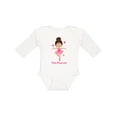 thumbnail image 1 of Inktastic Ballerina Tutu Princess Girls Long Sleeve Baby Bodysuit, 1 of 5