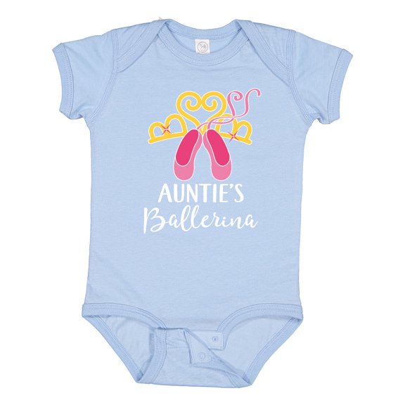 Inktastic Ballet Dancer Auntie Ballerina Gift Cute Girl Girls Baby Bodysuit