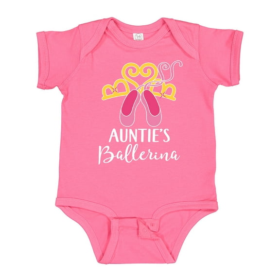 Inktastic Ballet Dancer Auntie Ballerina Gift Cute Girl Girls Baby Bodysuit