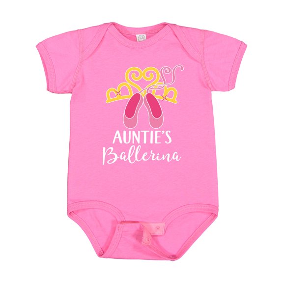 Inktastic Ballet Dancer Auntie Ballerina Gift Cute Girl Girls Baby Bodysuit