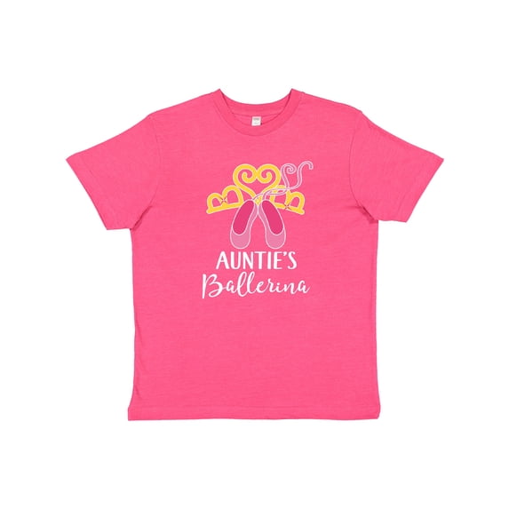 Inktastic Ballet Dancer Auntie Ballerina Gift Cute Girl Youth T-Shirt