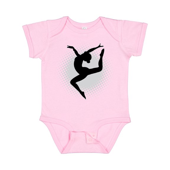 Inktastic Ballet Dancer Silhouette Ballerina Girls Baby Bodysuit