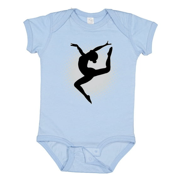 Inktastic Ballet Dancer Silhouette Ballerina Girls Baby Bodysuit
