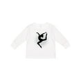 thumbnail image 1 of Inktastic Ballet Dancer Silhouette Ballerina Girls Long Sleeve Toddler T-Shirt, 1 of 5