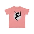 thumbnail image 1 of Inktastic Ballet Dancer Silhouette Ballerina Girls Toddler T-Shirt, 1 of 5