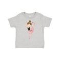 thumbnail image 1 of Inktastic Ballet Dancer for Little Girls Girls Toddler T-Shirt, 1 of 5