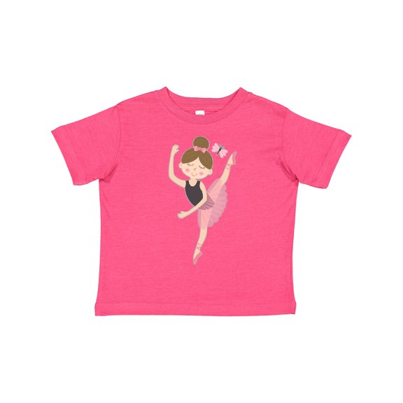 Inktastic Ballet Dancer for Little Girls Girls Toddler T-Shirt