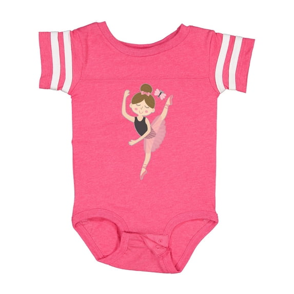 Inktastic Ballet Dancer for Little Girls Girls Baby Bodysuit