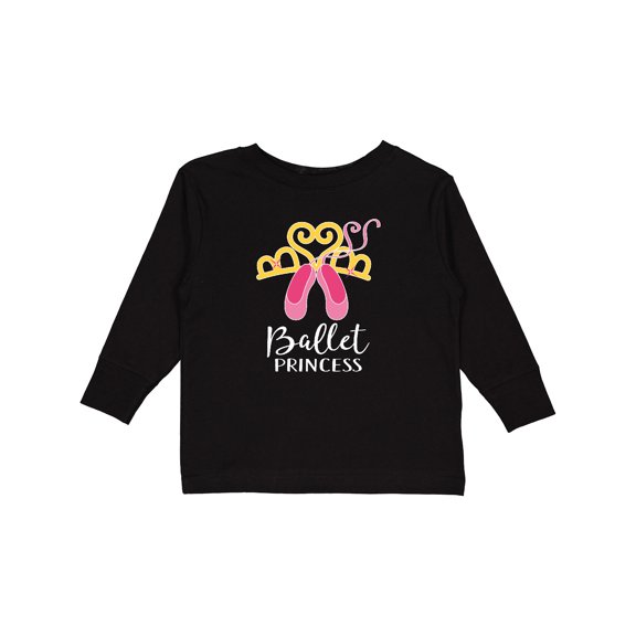 Inktastic Ballet Princess Dance Gift Cute Dancer Girls Long Sleeve Toddler T-Shirt